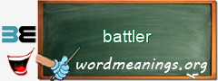 WordMeaning blackboard for battler